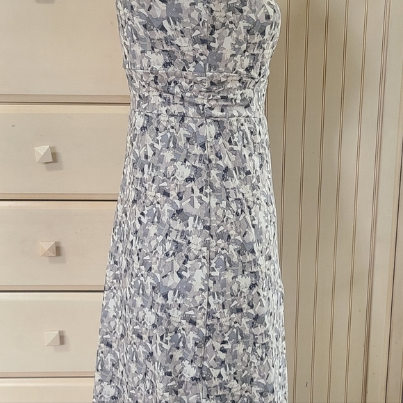 Eddie Bauer Gray and White Geometric Dress - Picture 4 of 6